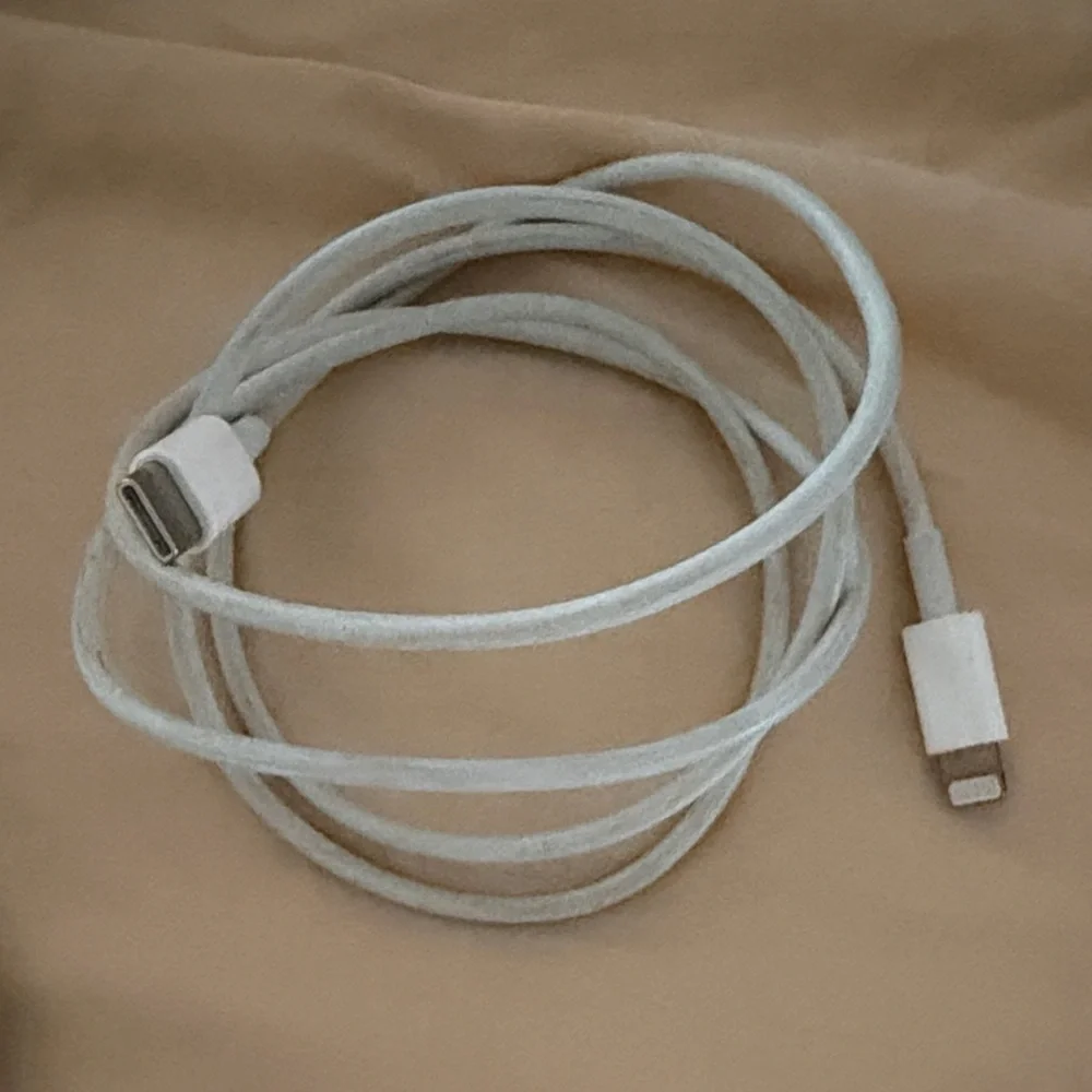 White USB Charging Cables